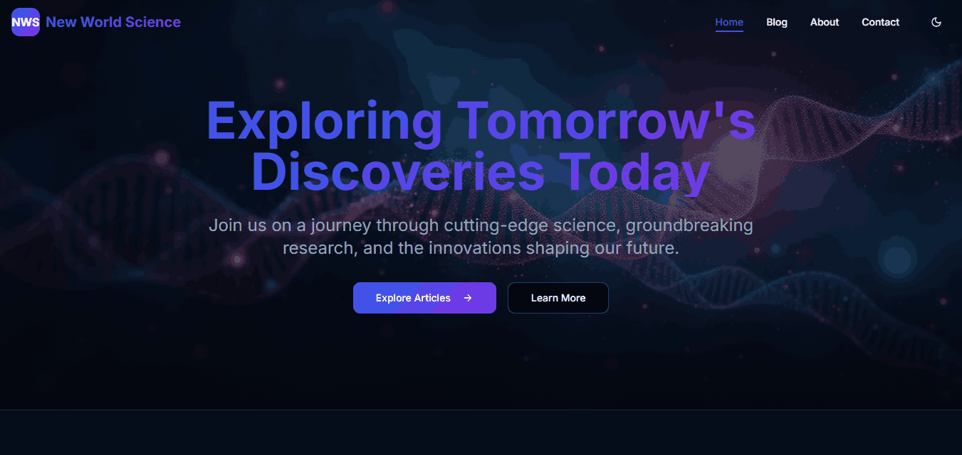 Science Blog Platform